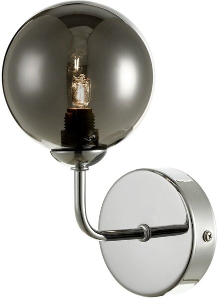 Dar lighting modern fali lámpa feya füstös csiszolt króm darfey0750-01