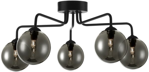Dar lighting modern mennyezeti lámpa feya fekete füstös darfey0522-01