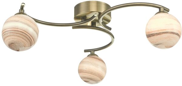 Dar lighting modern mennyezeti lámpa atiya sárgaréz sokszínű darati5375-07