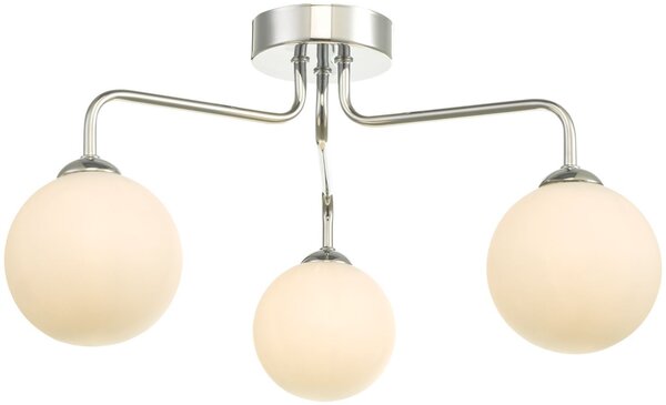 Dar lighting modern mennyezeti lámpa feya opál csiszolt króm darfey0350-02