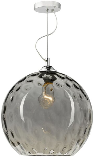 Dar lighting glamour modern függeszték aulax füstös csiszolt króm daraul0110