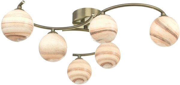 Dar lighting modern mennyezeti lámpa atiya sárgaréz sokszínű darati6475-07