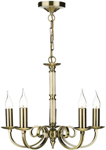 Dar lighting klasszikus csillár murray antik sárgaréz darmur0575