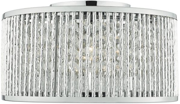 Dar lighting glamour modern mennyezeti lámpa nantes csiszolt króm darnan5368