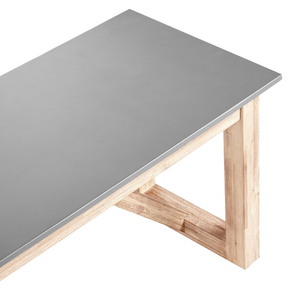Kerti pad NOTTERI 180 cm Beton Szürke
