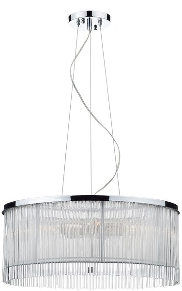 Dar lighting glamour modern függeszték japan csiszolt króm átlátszó darjap032