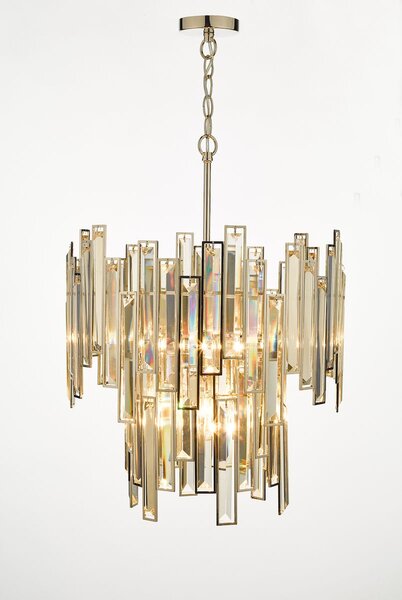 Dar lighting glamour kristály modern függeszték odile nikkel pezsgő darodi0620
