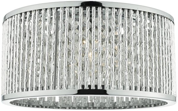 Dar lighting glamour modern mennyezeti lámpa nantes csiszolt króm darnan5368
