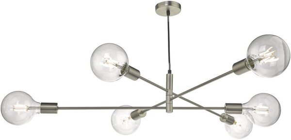 Dar lighting modern függeszték alana szatén króm darala0646