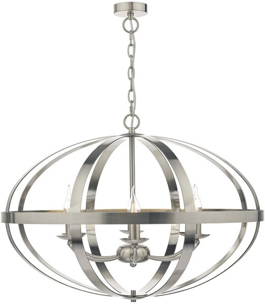 Dar lighting klasszikus vintage függeszték symbol szatén króm darsym0646