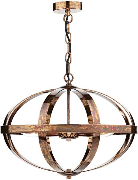 Dar lighting klasszikus vintage függeszték symbol réz darsym0364