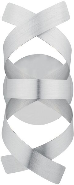 Dar lighting glamour modern fali lámpa rawley csiszolt króm csiszolt alumínium darraw0750