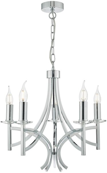 Dar lighting klasszikus kristály csillár lyon csiszolt króm darlyo0550