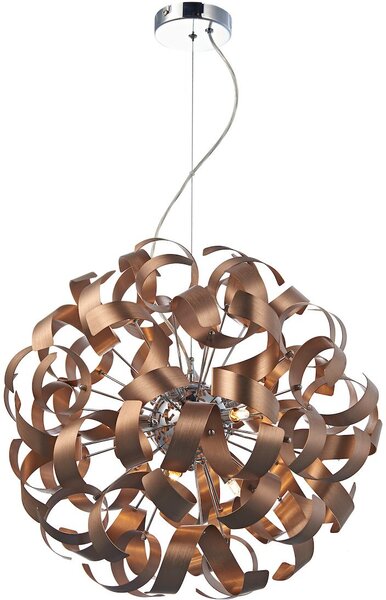 Dar lighting glamour modern függeszték rawley eloxált alumínium csiszolt króm darraw1364