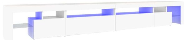 VidaXL fehér TV-szekrény LED-lámpákkal 290x36,5x40 cm
