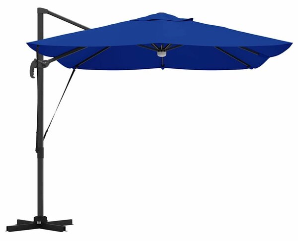 VidaXL Cantilever Roma Napernyő Kék és Fekete 352 x 251 x 265 cm