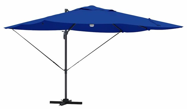 VidaXL Cantilever Roma Napernyő Kék és Fekete 352 x 251 x 265 cm