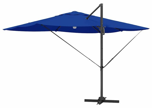 VidaXL Cantilever Roma Napernyő Kék és Fekete 352 x 251 x 265 cm