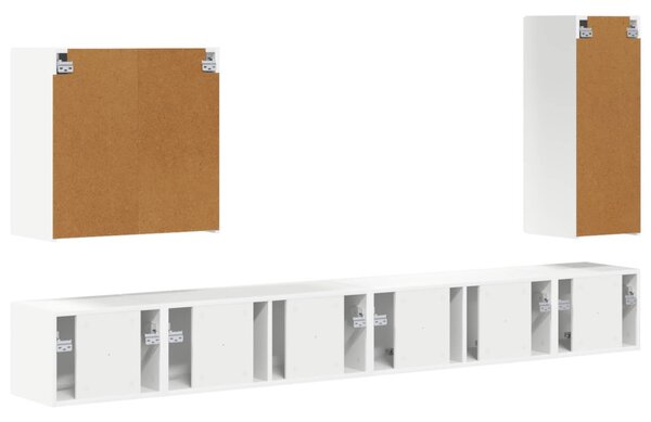 Falra szerelhető 6 pcs Fehér