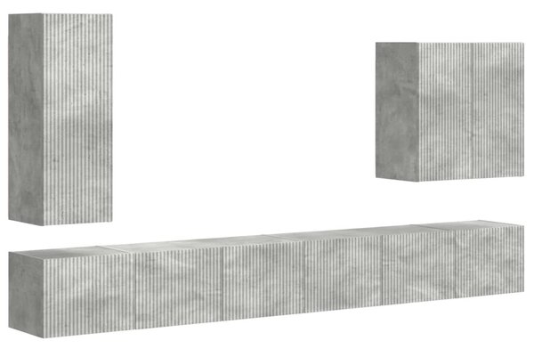 Falra szerelhető 6 pcs Beton Szürke
