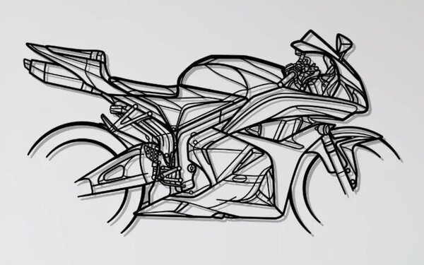Honda CBR 600 RR faldekoráció