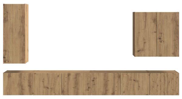 Falra szerelhető 6 pcs Artisan tölgy