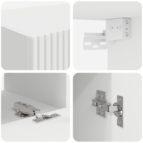 3 pcs Fehér