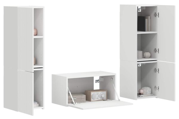 3 pcs Fehér