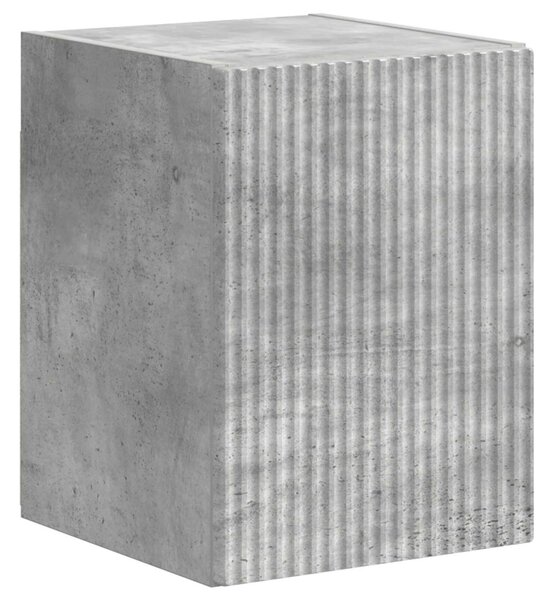 TV szekrény garnitúra 4 pcs Beton Szürke Faanyag