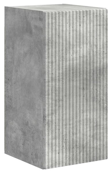TV szekrény garnitúra 4 pcs Beton Szürke Faanyag