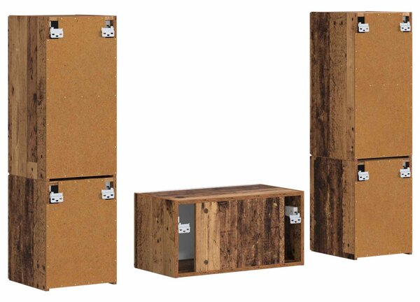 3 pcs Öreg fa