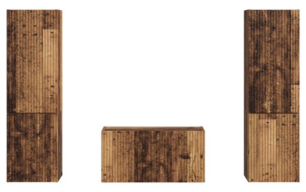 3 pcs Öreg fa
