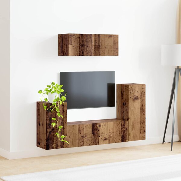 4 pcs Öreg fa