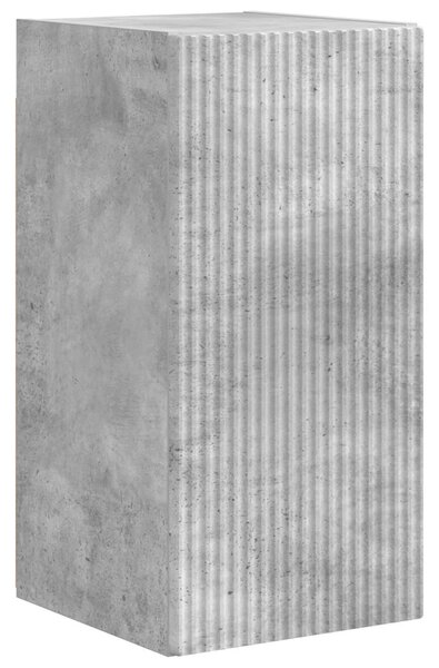 TV szekrény garnitúra 4 pcs Beton Szürke Faanyag