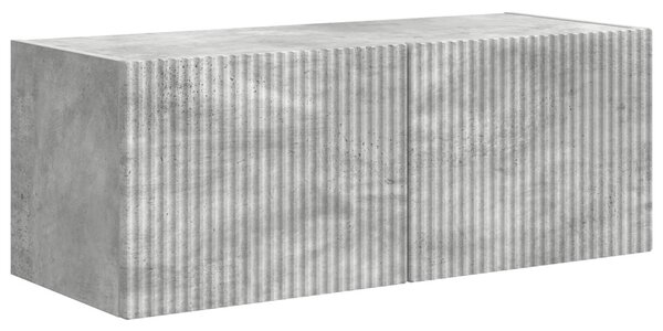 TV szekrény garnitúra 4 pcs Beton Szürke Faanyag