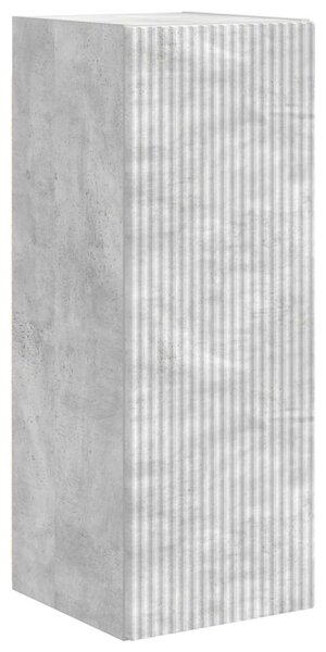TV szekrény garnitúra 4 pcs Beton Szürke Faanyag