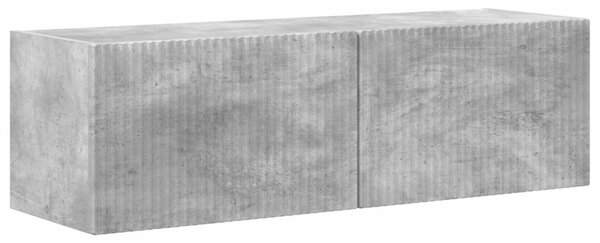 TV szekrény garnitúra 4 pcs Beton Szürke Faanyag