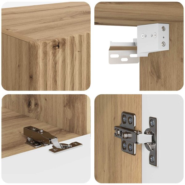 TV falit kabinet szett 4 pcs Artisan tölgy Faanyag