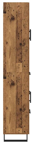 Magasfiú fiókkal Öreg fa 69,5 x 34 x 180 cm Faanyag
