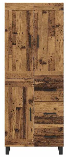 Magasfiú fiókkal Öreg fa 69,5 x 34 x 180 cm Faanyag