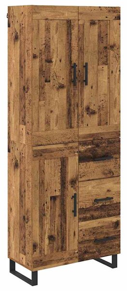 Magasfiú fiókkal Öreg fa 69,5 x 34 x 180 cm Faanyag