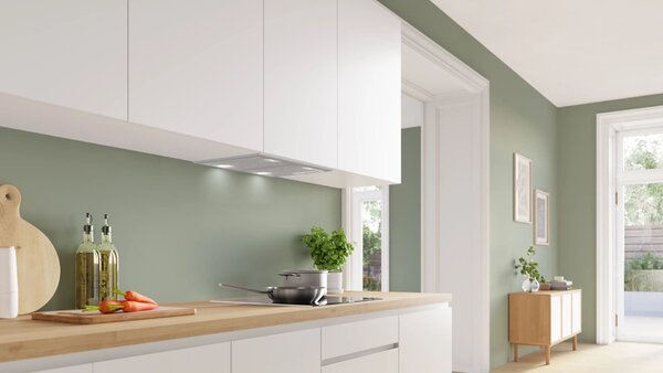 Bosch DHL555BM Beépíthető páraelszívó , Serie4 , 50cm , 604m3 , nemesacél , fém zsírszűrő , LED világítás