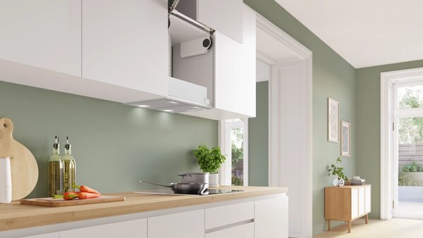 Bosch DHL555BM Beépíthető páraelszívó , Serie4 , 50cm , 604m3 , nemesacél , fém zsírszűrő , LED világítás