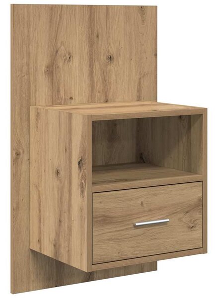 Éjjeliszekrény 2 db Artisan tölgy 50 x 32.5 x 80cm Szerelt Fa
