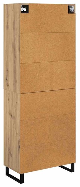 Magasfiú fiókkal 2 pcs Artisan tölgy 69,5 x 34 x 180 cm
