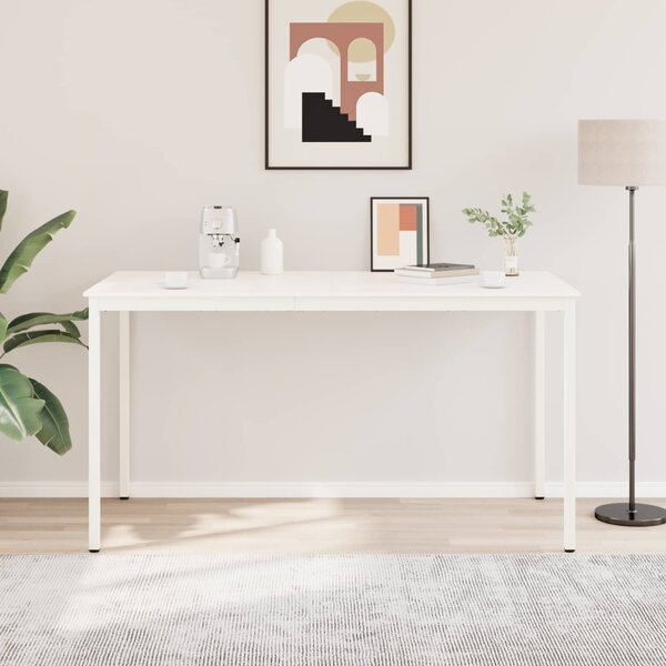 Bárasztal Fehér 200 x 100 x 105 cm Tömör fenyőfa