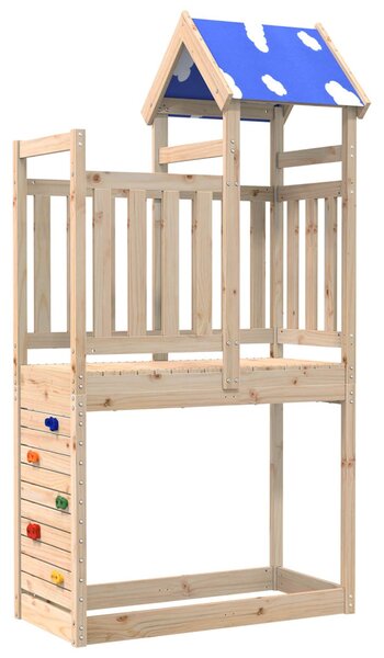 Játék Torny Barna 110.5 x 52.5 x 215 cm Tömör fenyőfa