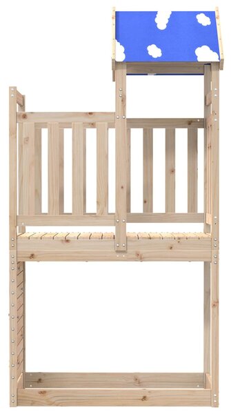 Játék Torny Barna 110.5 x 52.5 x 215 cm Tömör fenyőfa