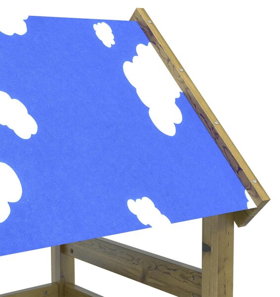 Játék Torny Barna 110,5 x 52,5 x 215cm Szilárd Impregnált Fa