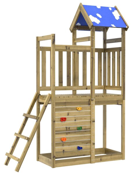 Játék Torny Barna 110,5 x 52,5 x 215cm Szilárd Impregnált Fa